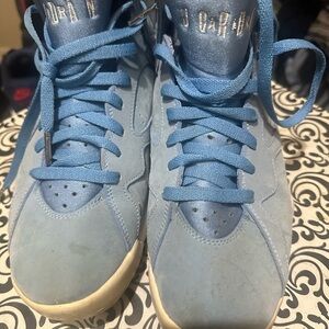 Air Jordan Retro Blue High-Top Sneakers-Shoe Restore